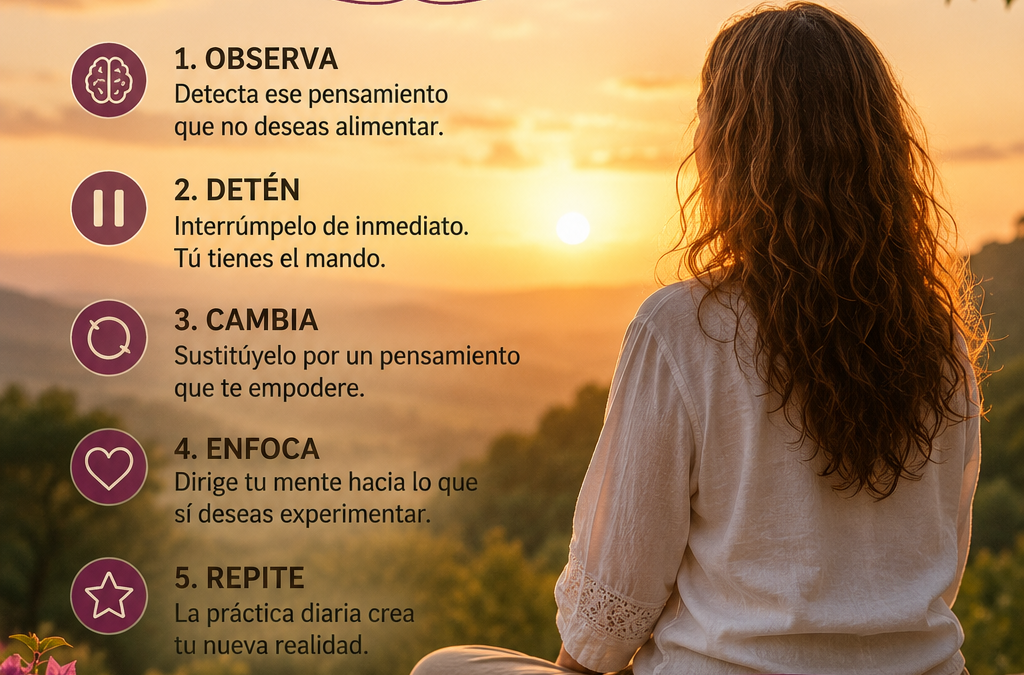 Cuando cambias tu pensamiento, cambias tu realidad